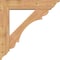 Ekena Millwork Olympic Traditional Smooth Bracket w/ Offset Brace, Western Red Cedar, 7 1/2"W x 36"D x 36"H BKT0806X36X36OLY01SWR - alternate 3